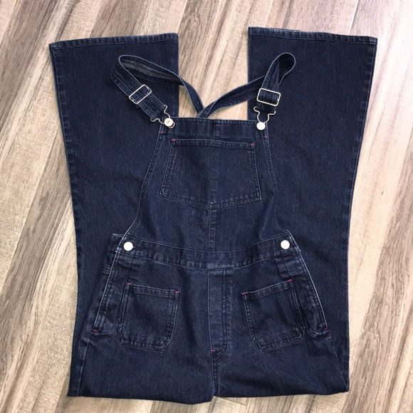Gap Kids Glitter Denim Jean Overalls - Picture 1 of 1